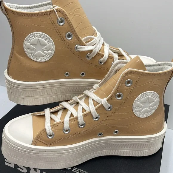 Converse WMNS CTAS MODERN LIFT HI EPIC DUNE/EPIC DUNE/EGRET A07658C Platforms - Picture 11 of 16